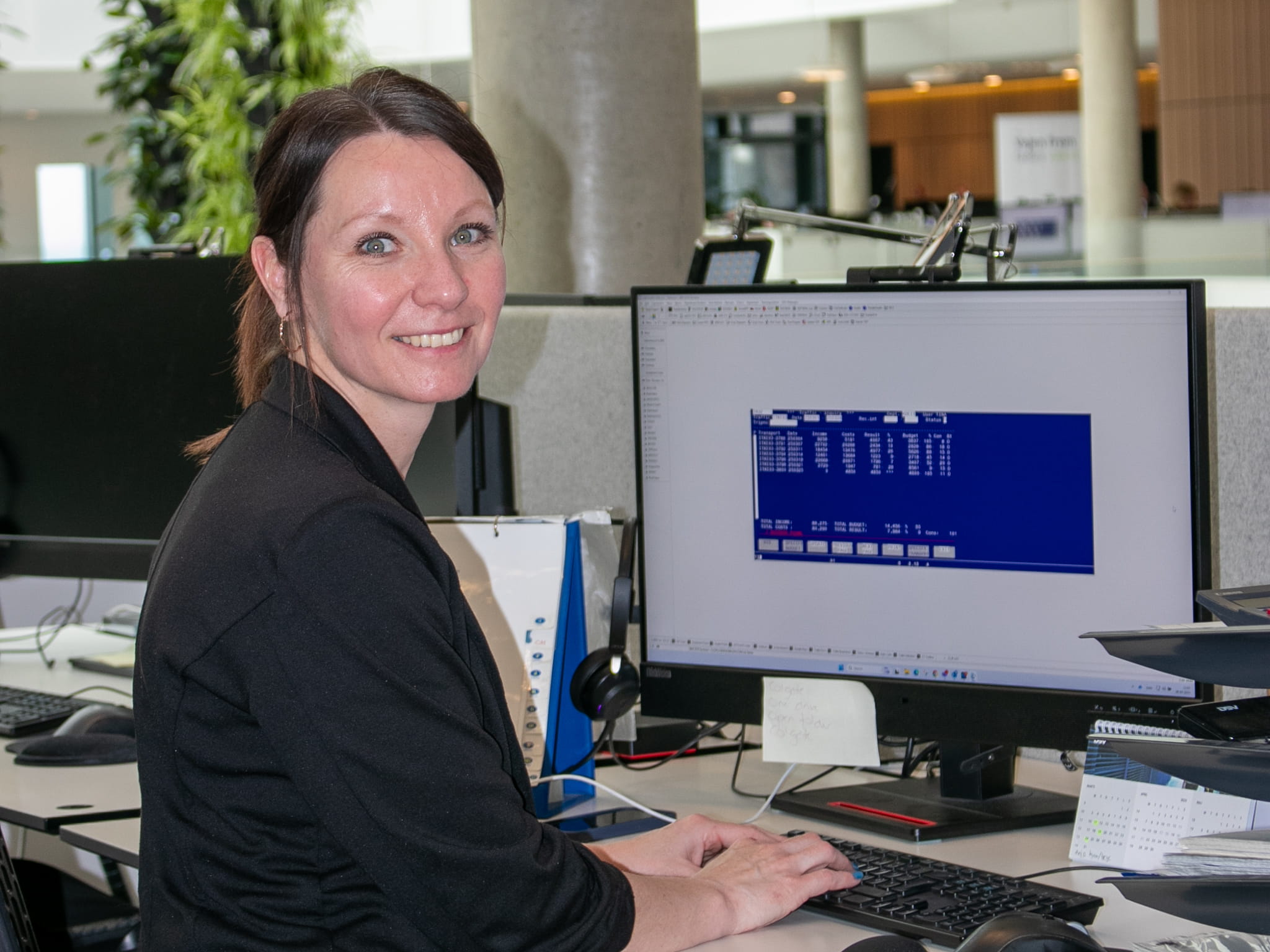 DSV medarbejder Tina Nielsen på DSV HQ